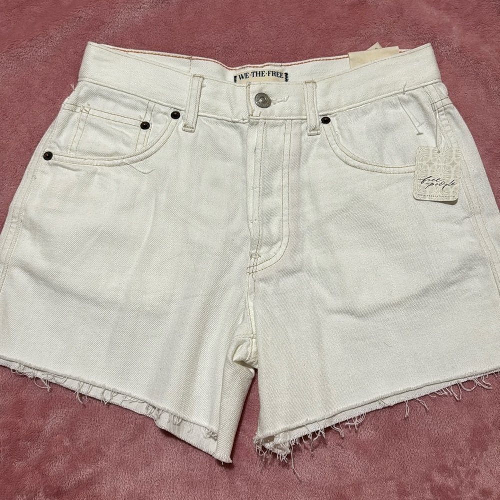 Free people denim shorts